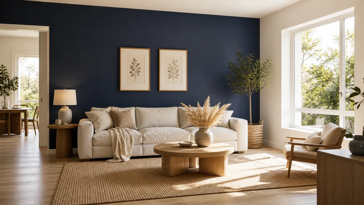 12 Living Room Accent Wall Ideas That Give the Room a Focal Point